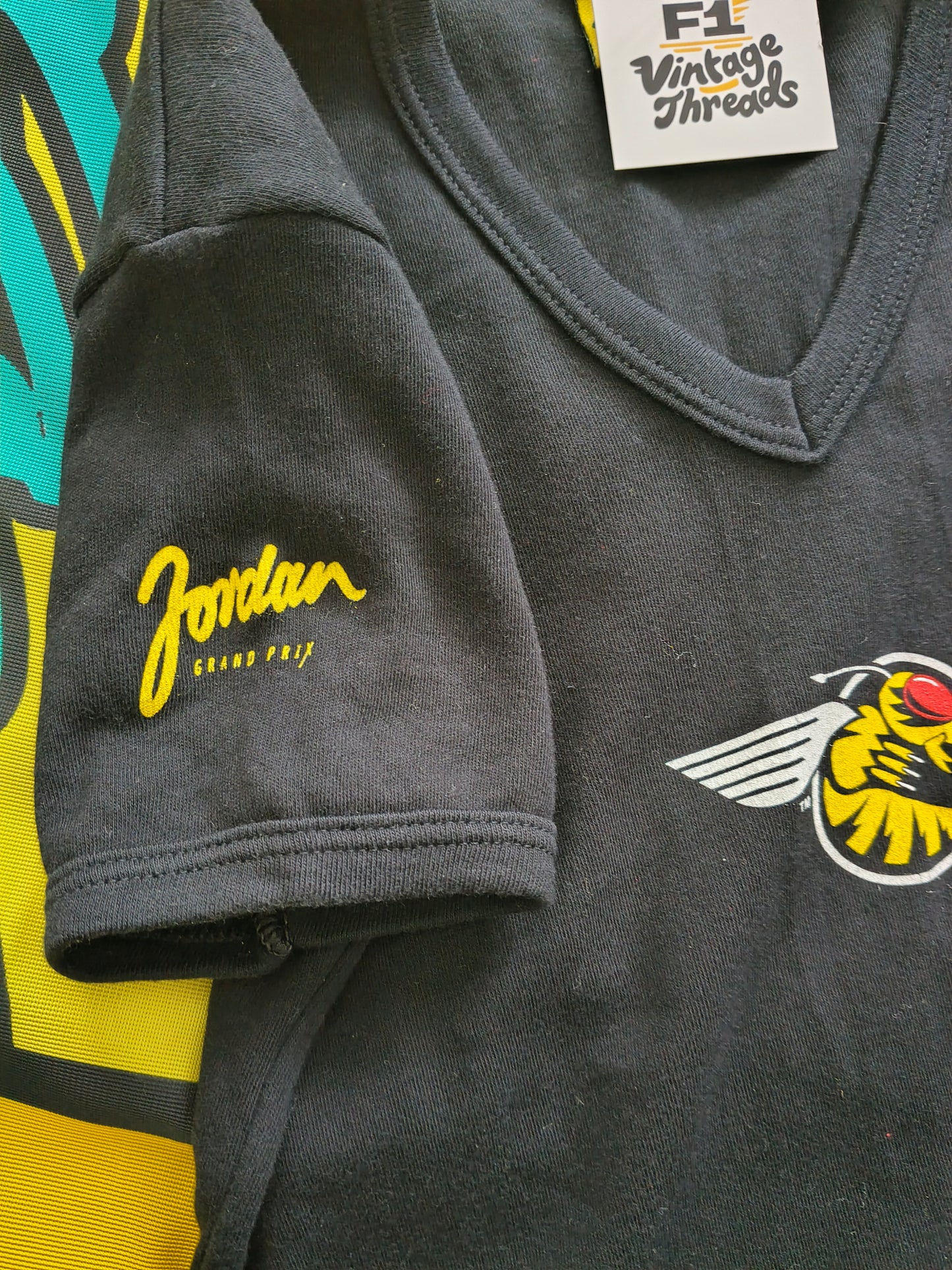Official Jordan Grand Prix ladies baby tee buzzin hornets F1 vintage