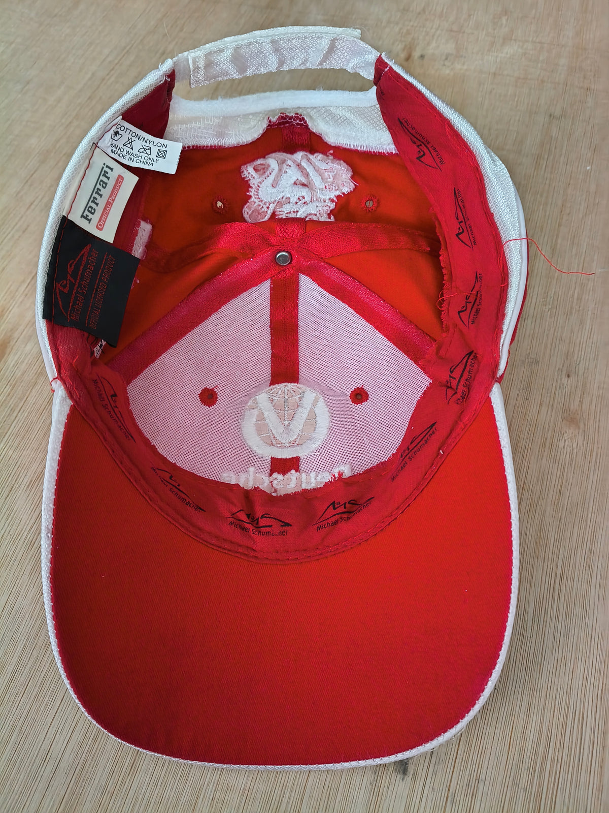 2004 Michael Schumacher cap hat Ferrari vintage F1