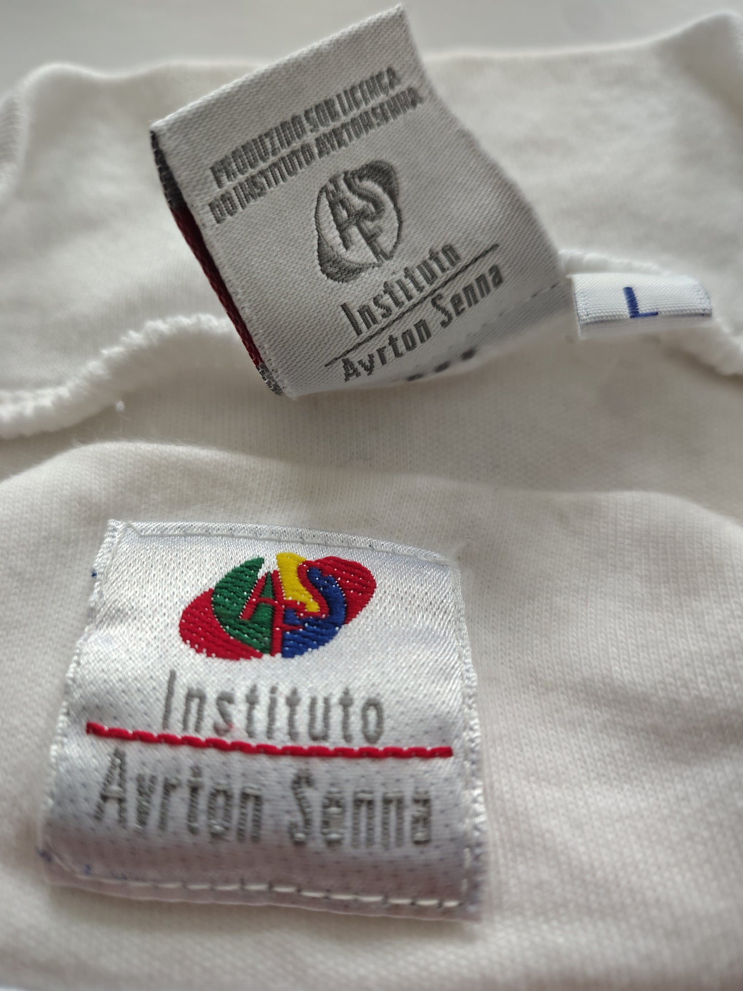 Official Ayrton Senna driver style race top t-shirt vintage F1