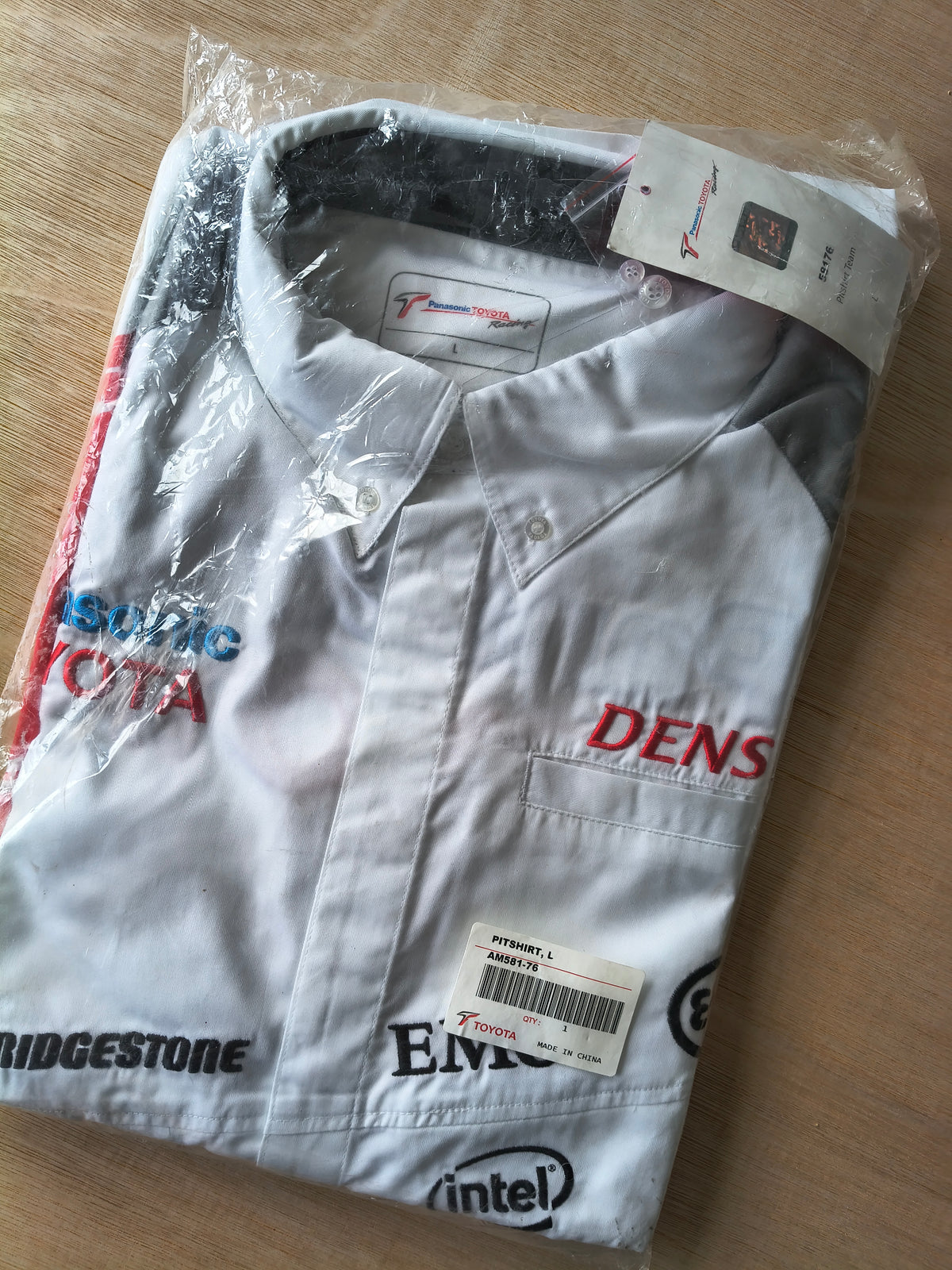 2005 Toyota F1 team pit shirt TF105 Ralf Schumacher Jarno Trulli official vintage F1