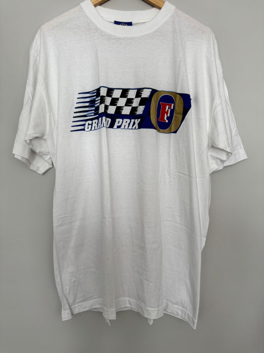 Official Fosters Grand Prix white Tshirt F1 formula one