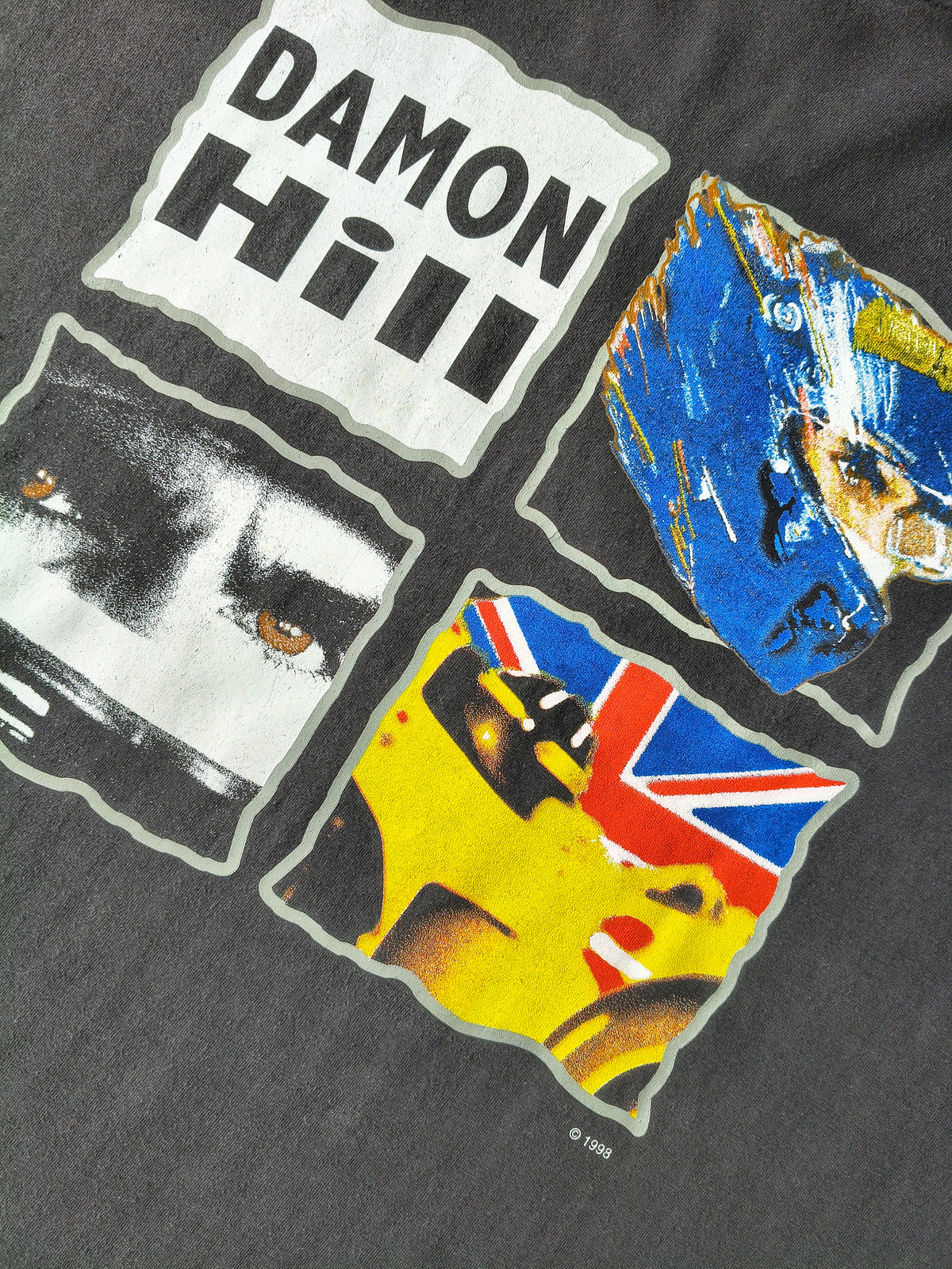 1998 Damon Hill t-shirt official vintage F1