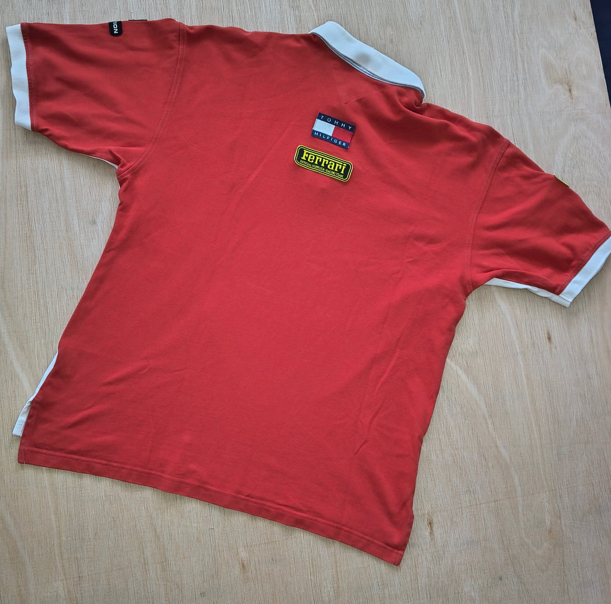 1998 Ferrari team Tommy Hilfiger polo shirt vintage F1
