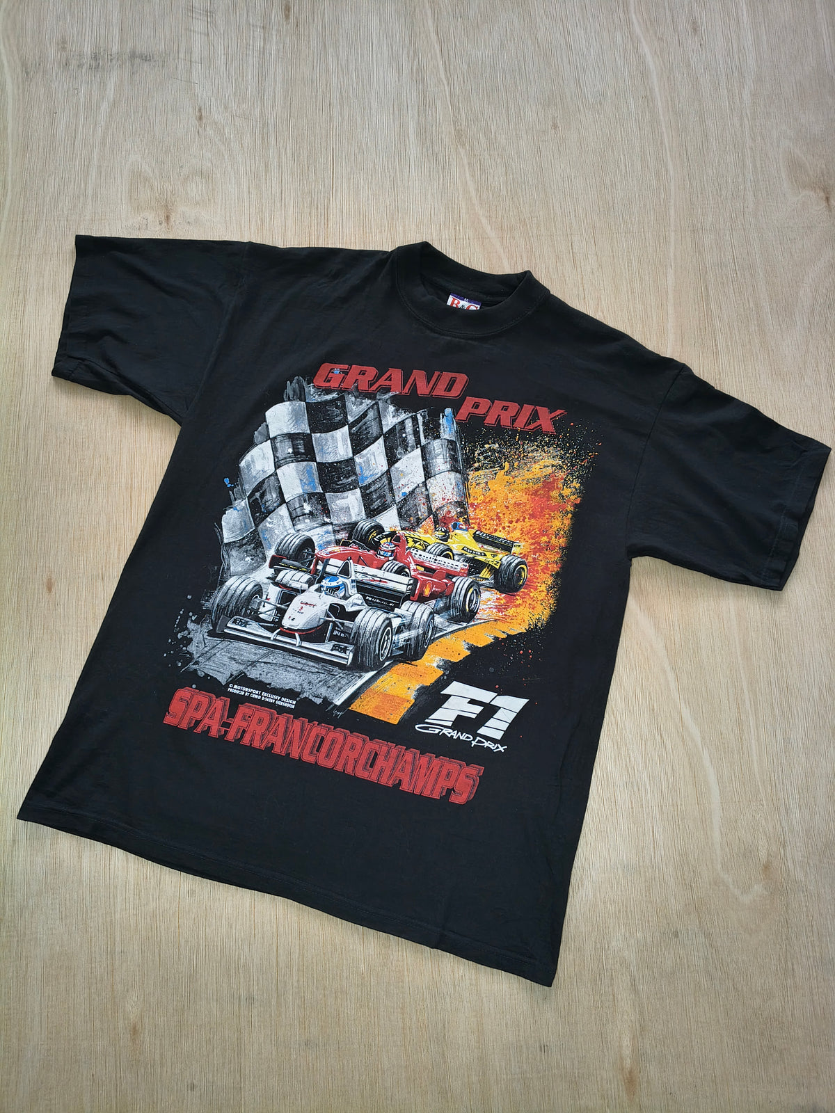 1998 Belgian Grand Prix Spa-Francorchamps t-shirt all over print AOP vintage F1