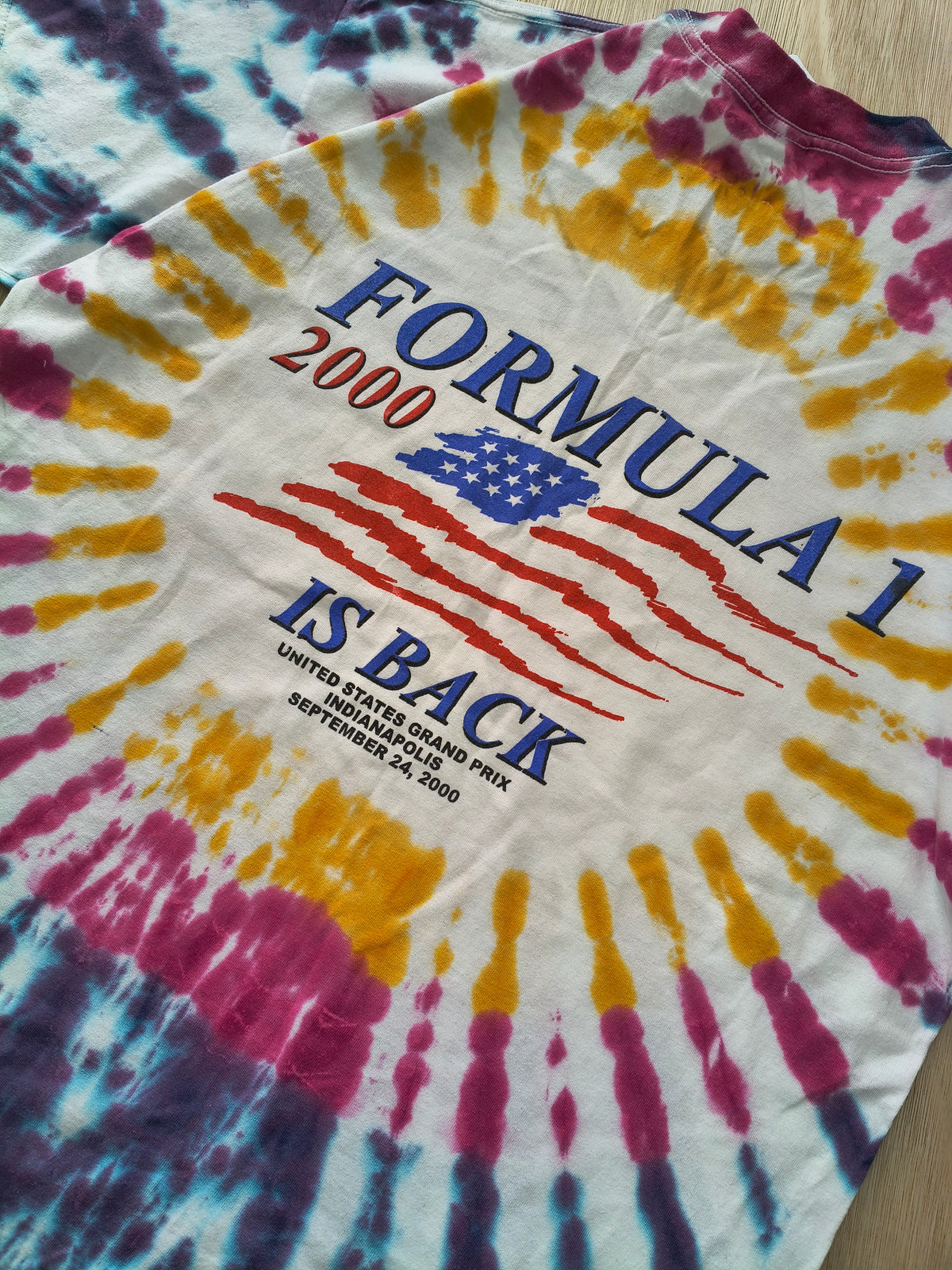2000 US Grand Prix Indianapolis tshirt official vintage F1