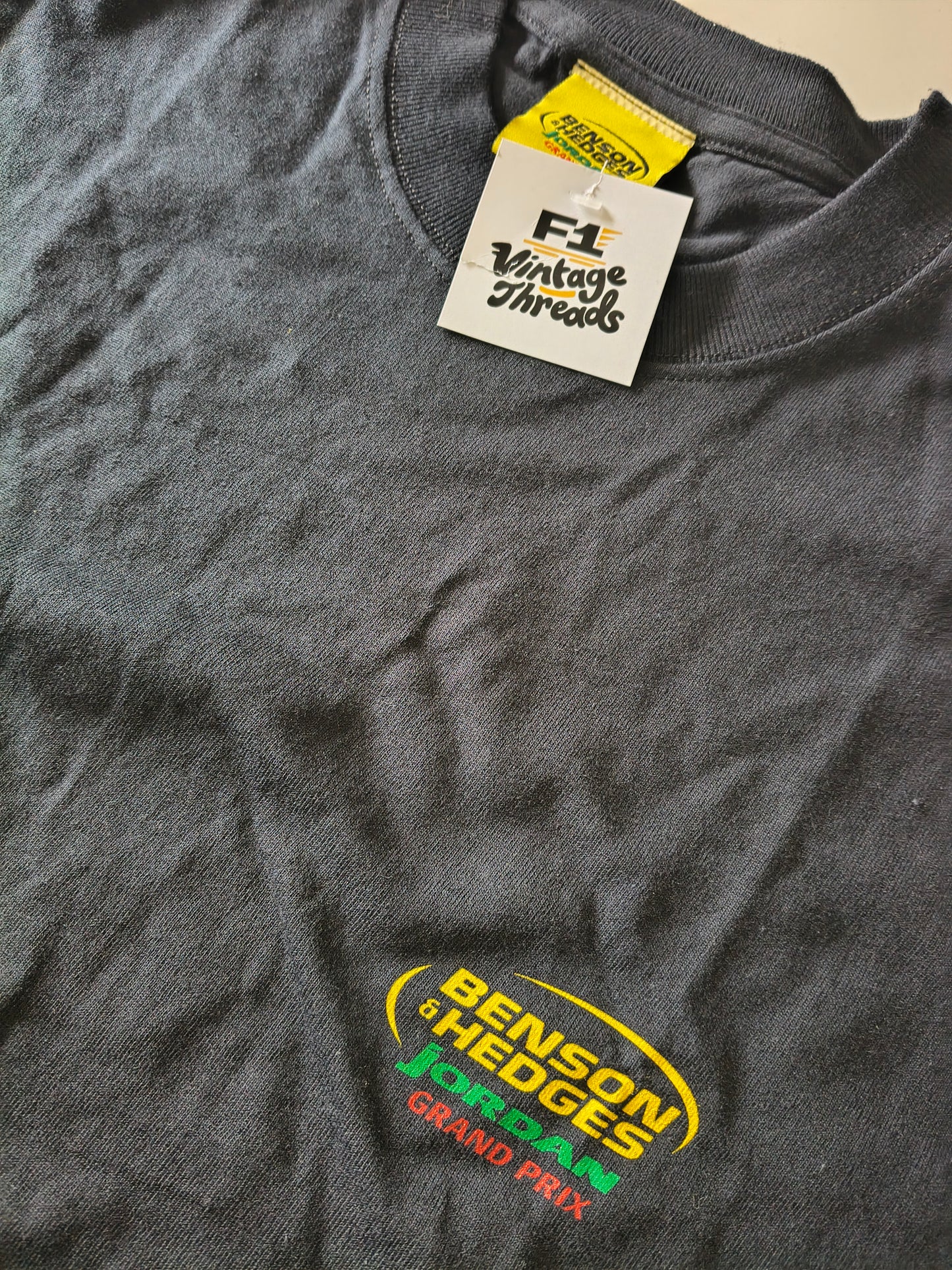 Official Jordan Grand Prix Benson & Hedges t-shirt vintage F1