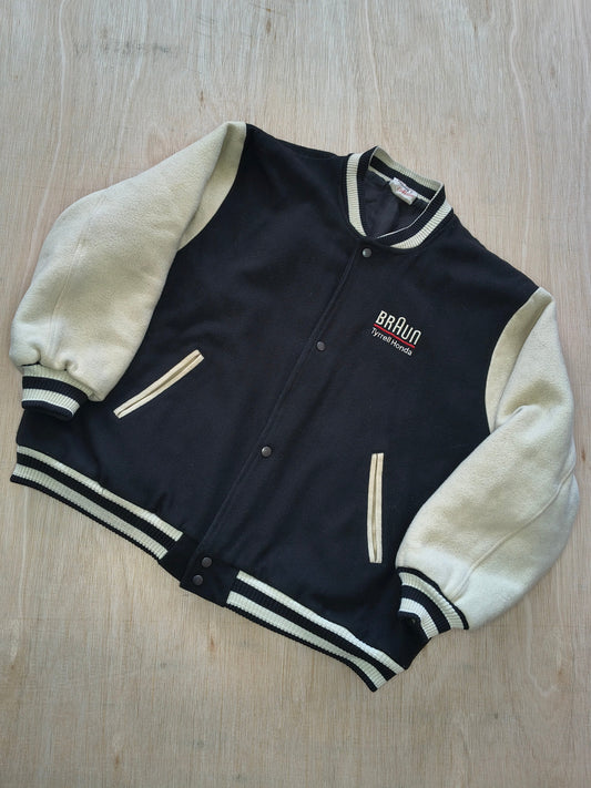1991 Braun Tyrrell 020 Honda bomber jacket vintage F1