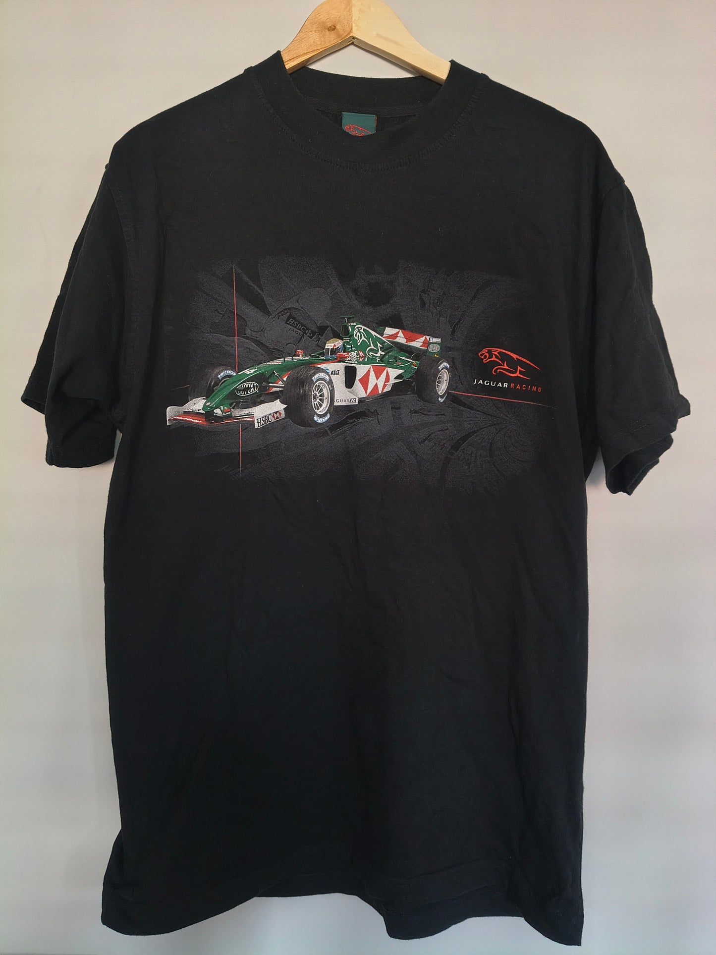 2003 Jaguar racing R4 F1 t-shirt official Mark Webber Antonio Pizzonia era