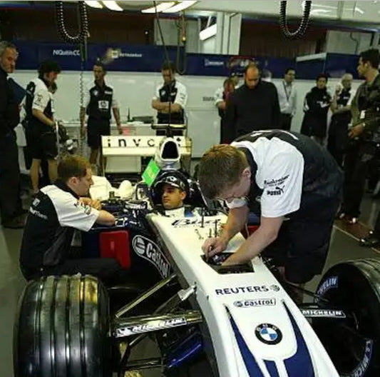 2004 BMW Williams FW26 team issue shirt Puma official Juan Pablo Montoya Ralf Schumacher era