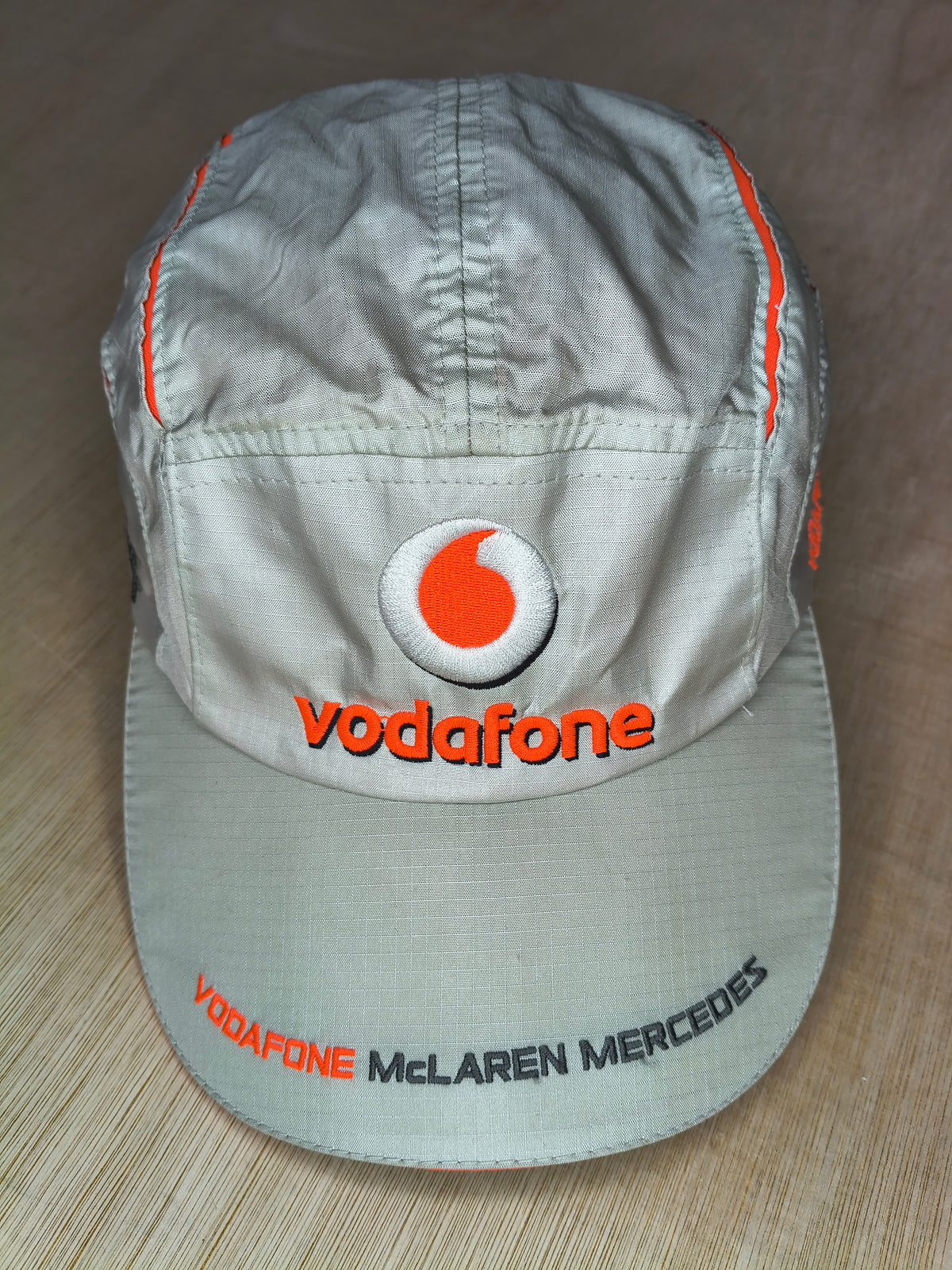 2007 Vodafone McLaren Mercedes team cap hat Fernando Alonso Lewis Hamilton MP4-22 vintage F1