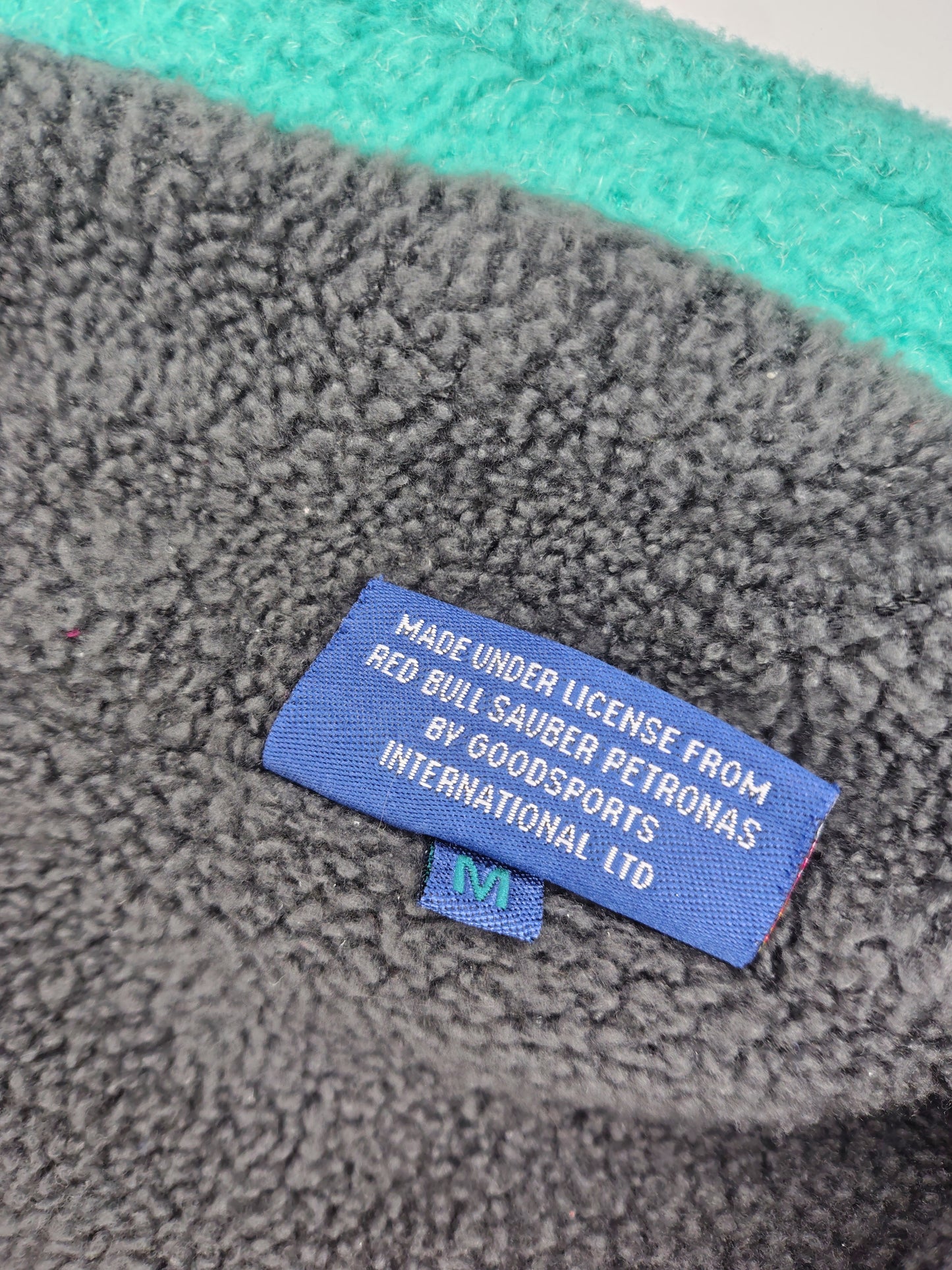 Official Red Bull Sauber Petronas black flecked Fleece circa 2000
