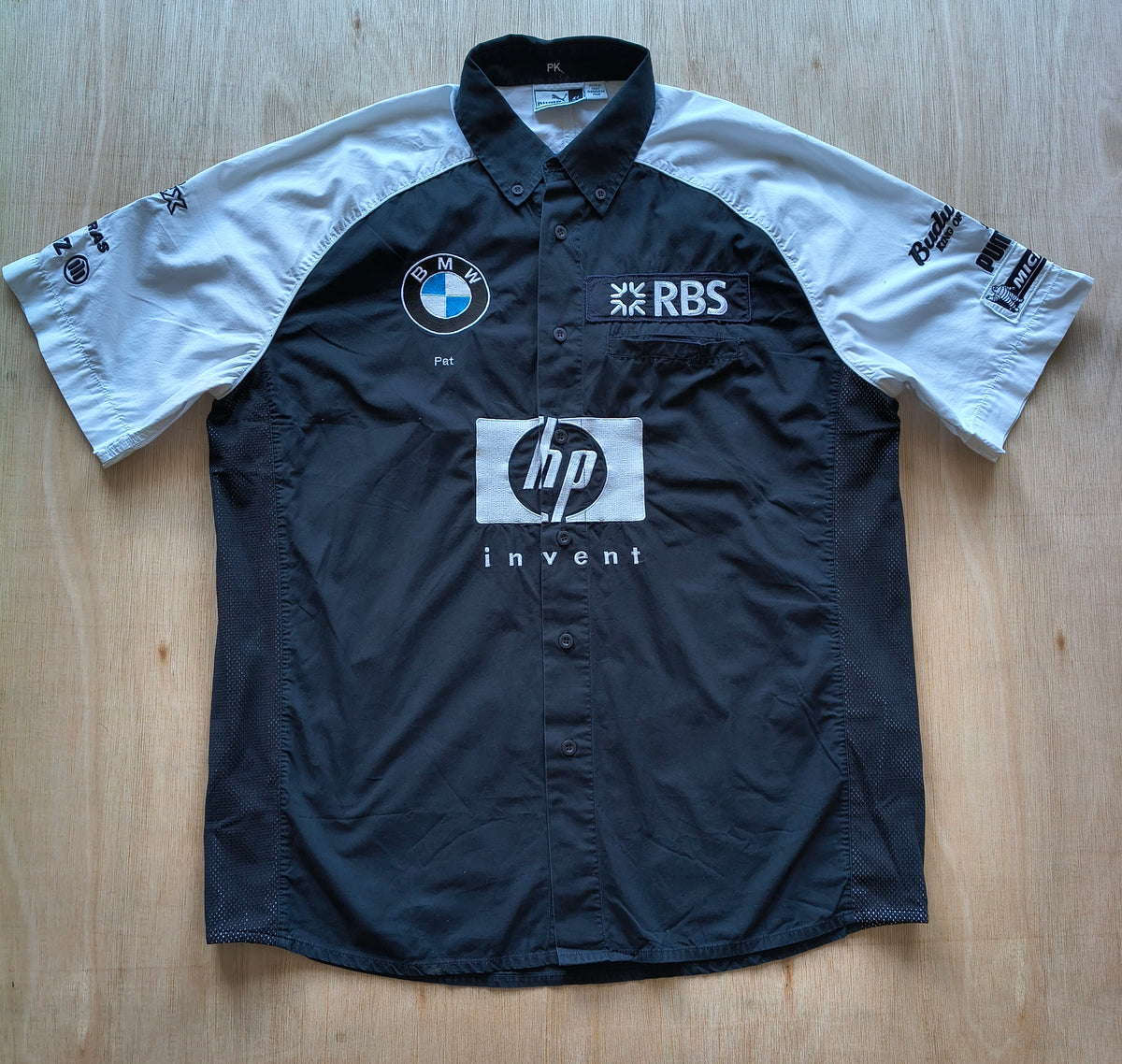 2005 BMW Williams Team issue pit shirt official vintage F1