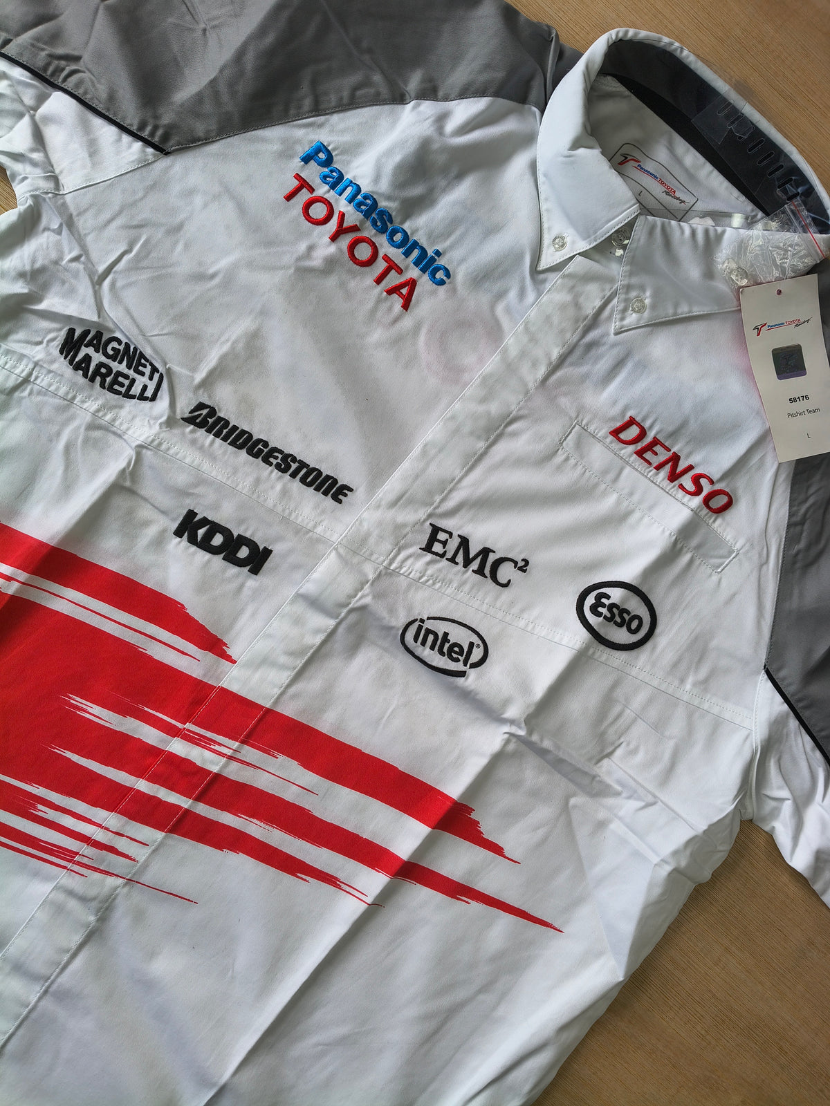 2005 Toyota F1 team pit shirt TF105 Ralf Schumacher Jarno Trulli official vintage F1