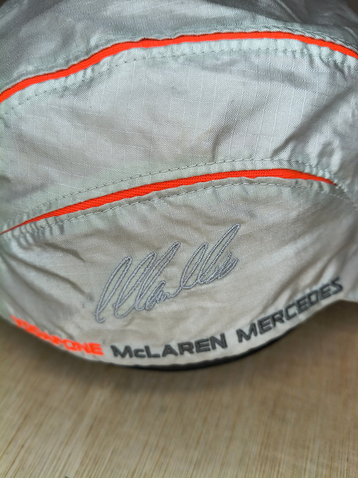 2007 Vodafone McLaren Mercedes team cap hat Fernando Alonso Lewis Hamilton MP4-22 vintage F1
