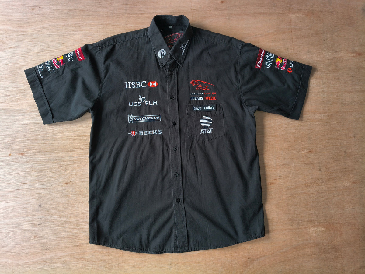 2004 Jaguar Racing Oceans 12 Monaco team issue shirt vintage F1