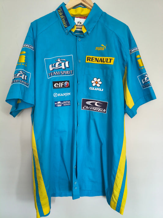 Official Renault F1 Puma team shirt Fernando Alonso era XXL F1 vintage