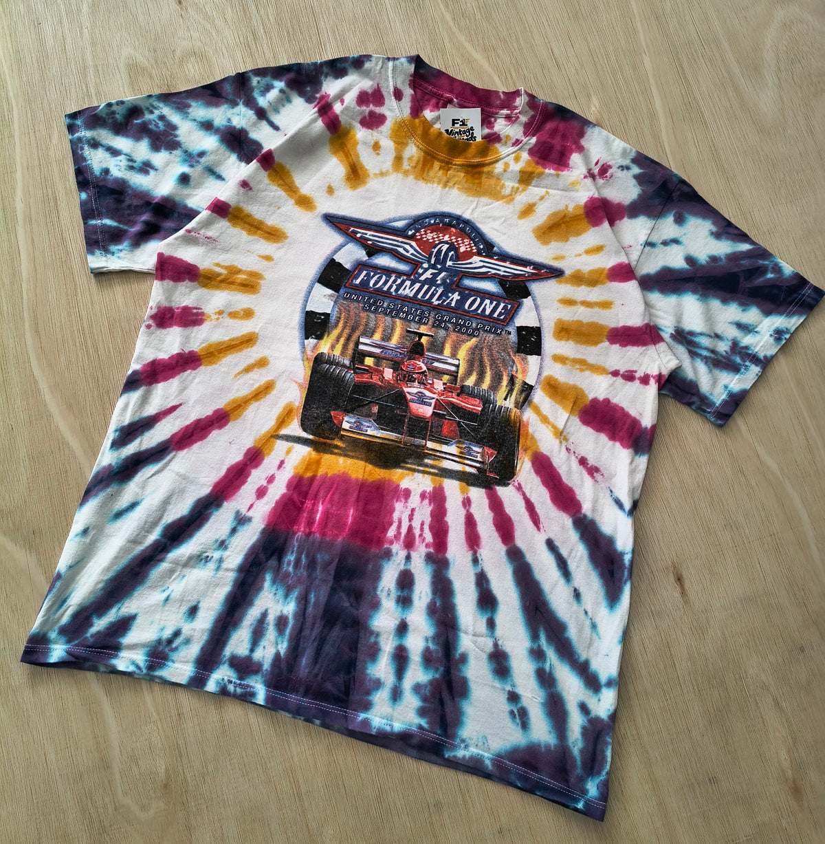 2000 US Grand Prix Indianapolis tshirt official vintage F1