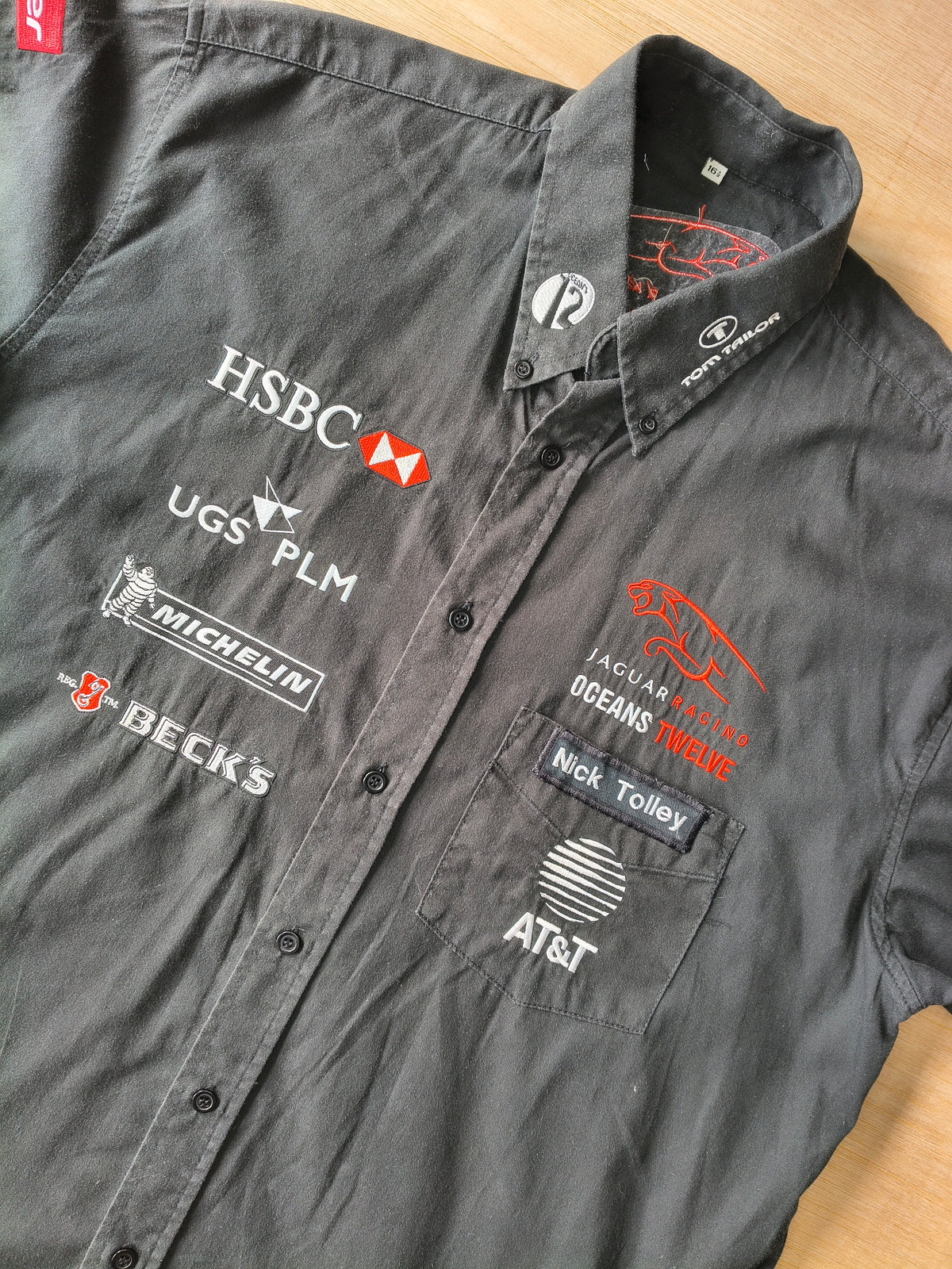 2004 Jaguar Racing Oceans 12 Monaco team issue shirt vintage F1