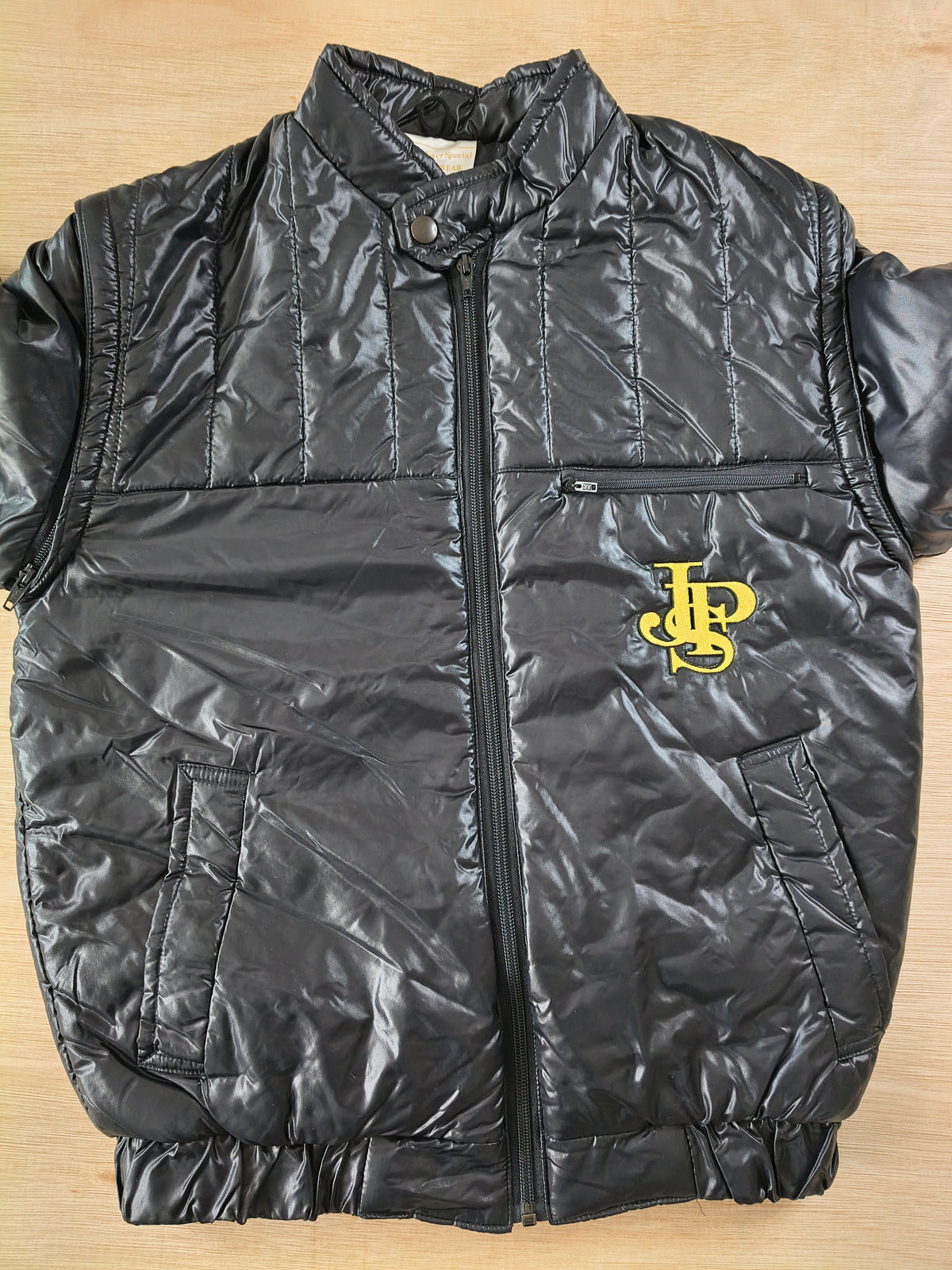 Vintage John Player Special JPS padded jacket gilet Lotus era vintage F1