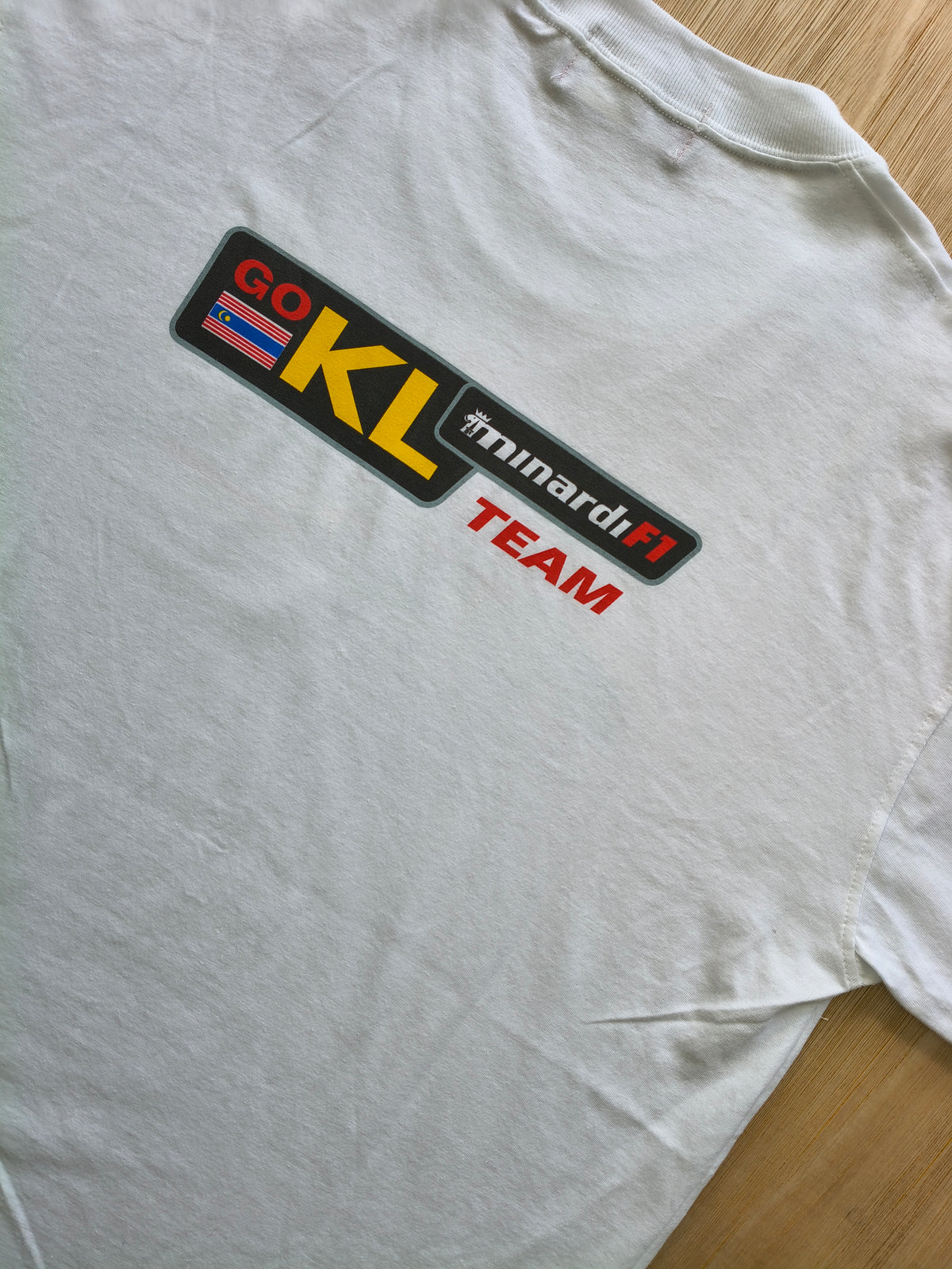 2002 KL Minardi Asiatech PS02 Alex Yoong t-shirt official vintage F1