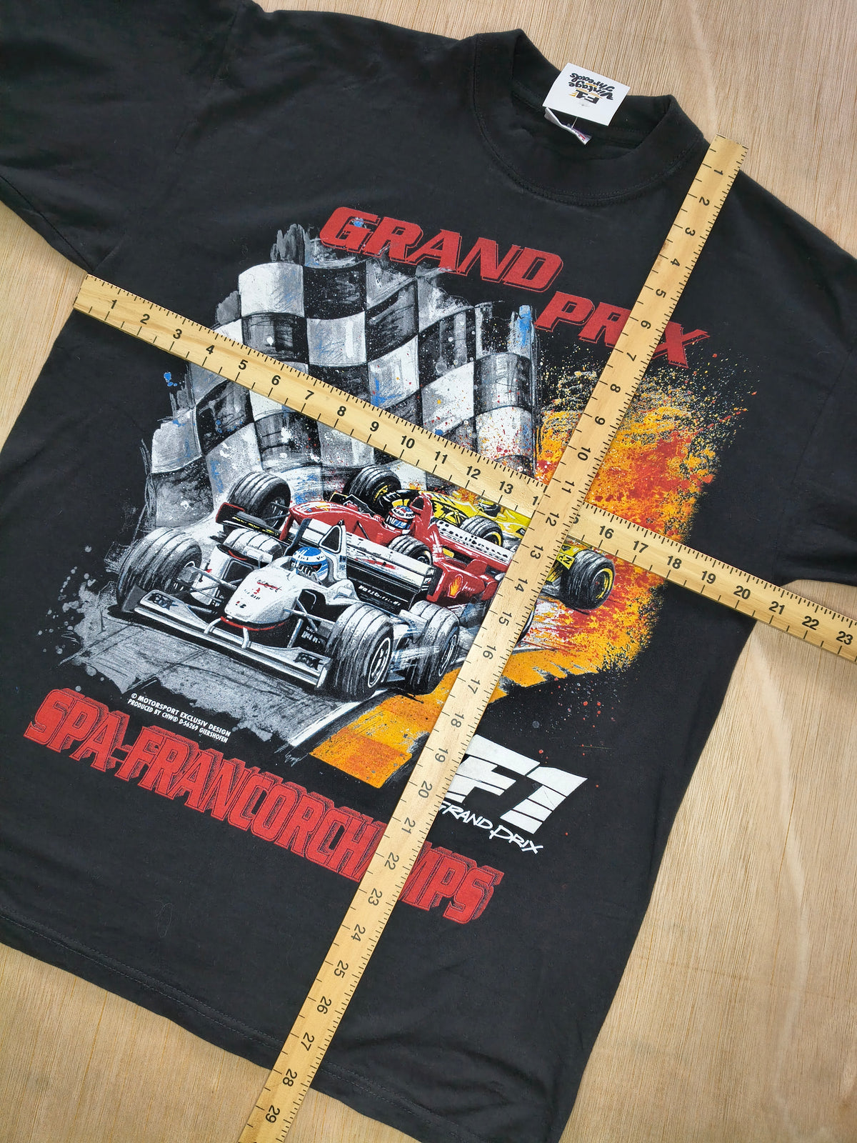 1998 Belgian Grand Prix Spa-Francorchamps t-shirt all over print AOP vintage F1