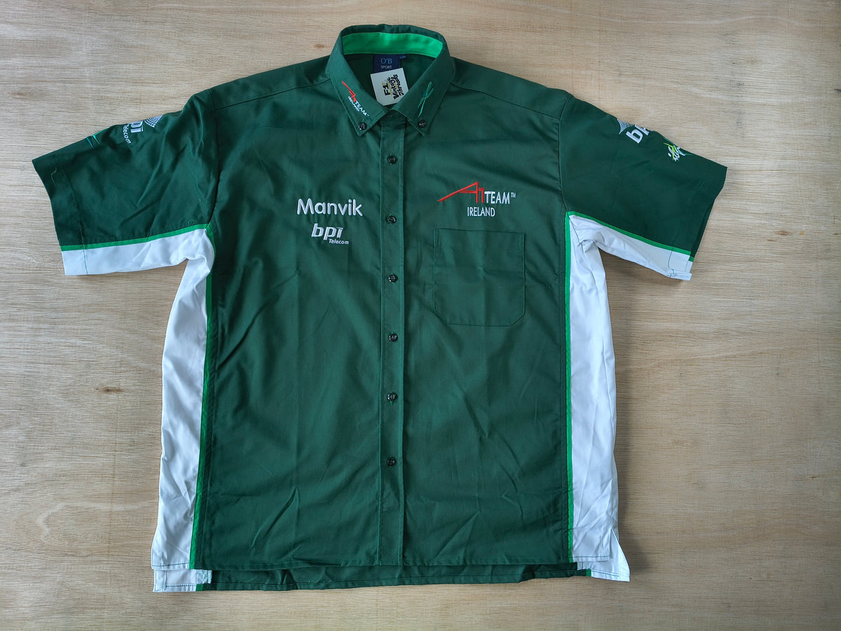 Official A1 Grand Prix Team Ireland team issue shirt