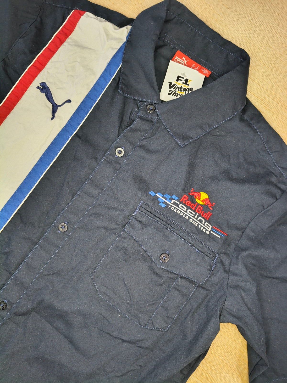 2007 Red Bull Racing team pit shirt by Puma official RB3 David Coulthard Mark Webber