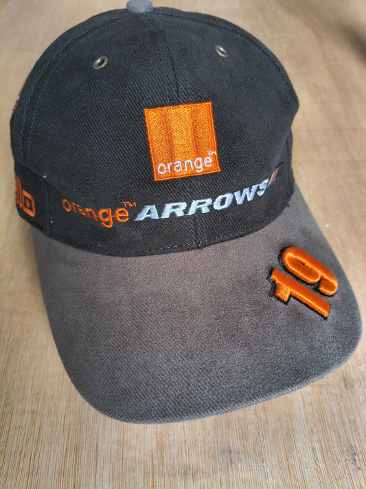 2000 Orange Arrows Jos Verstappen cap hat A21 official vintage F1