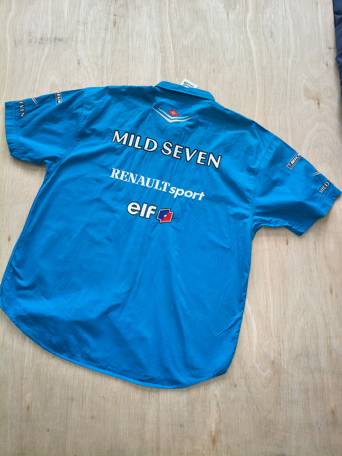 2001 Benetton team shirt B201 Mild Seven vintage F1
