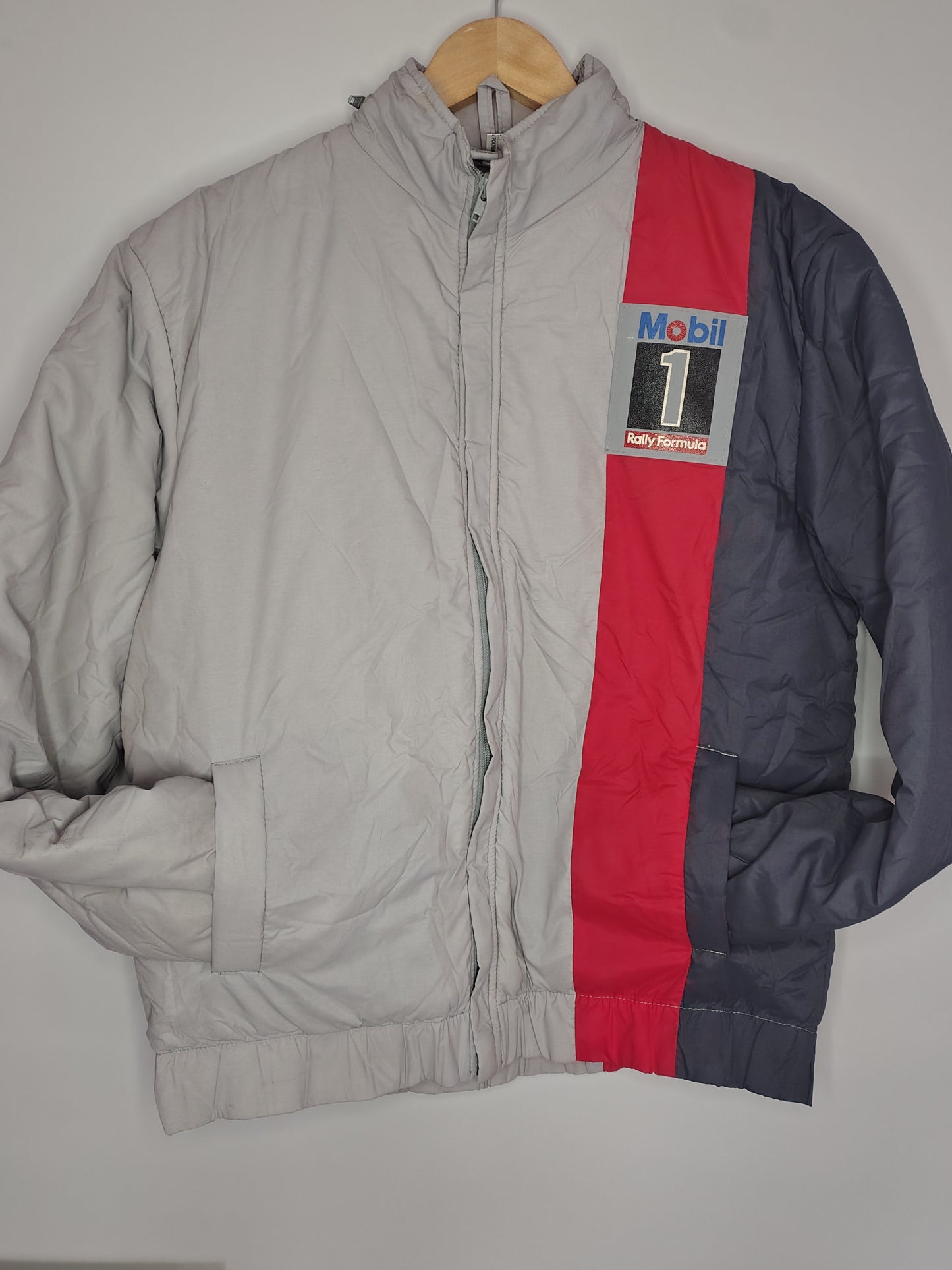 1980s Mobil 1 rally formula promotional jacket vintage