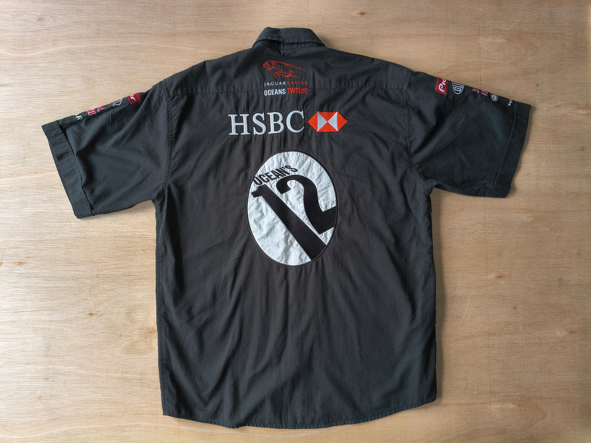 2004 Jaguar Racing Oceans 12 Monaco team issue shirt vintage F1