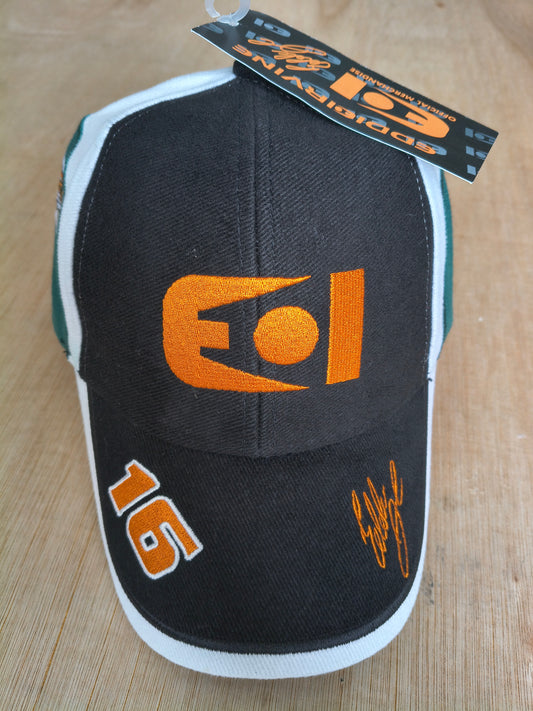 2002 Eddie Irvine Jaguar Racing cap hat R3 official vintage F1