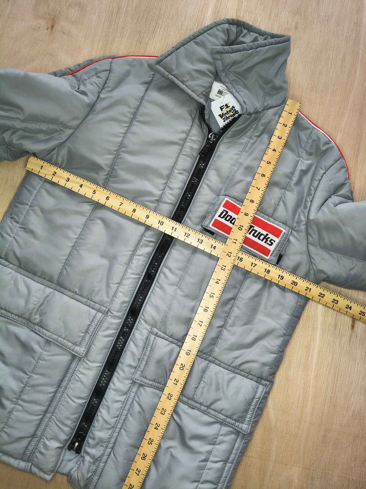 Vintage Dodge Trucks padded jacket USA