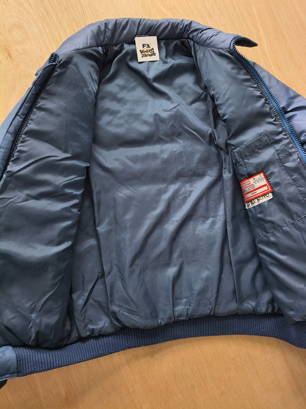 1980s BMW padded jacket rally touring cars DTM procar M1 M3 vintage