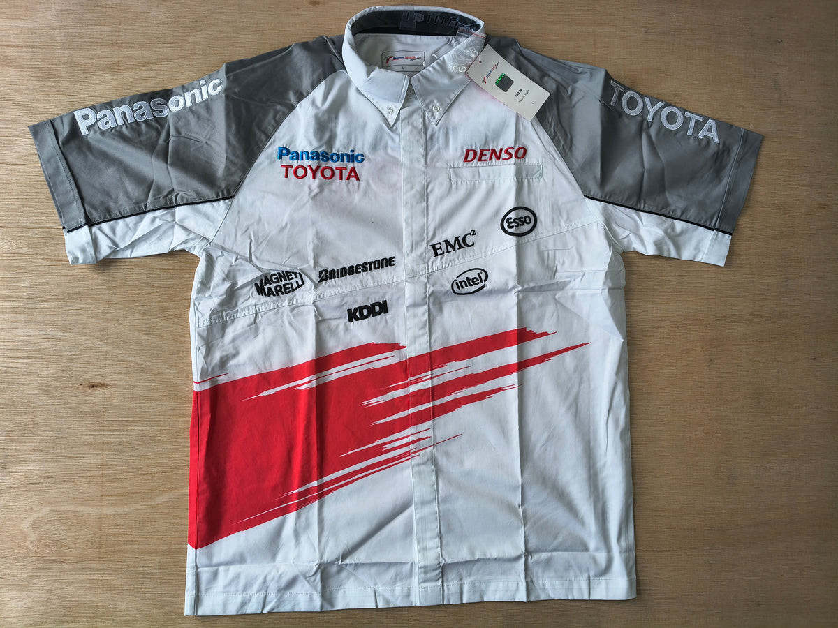 2005 Toyota F1 team pit shirt TF105 Ralf Schumacher Jarno Trulli official vintage F1