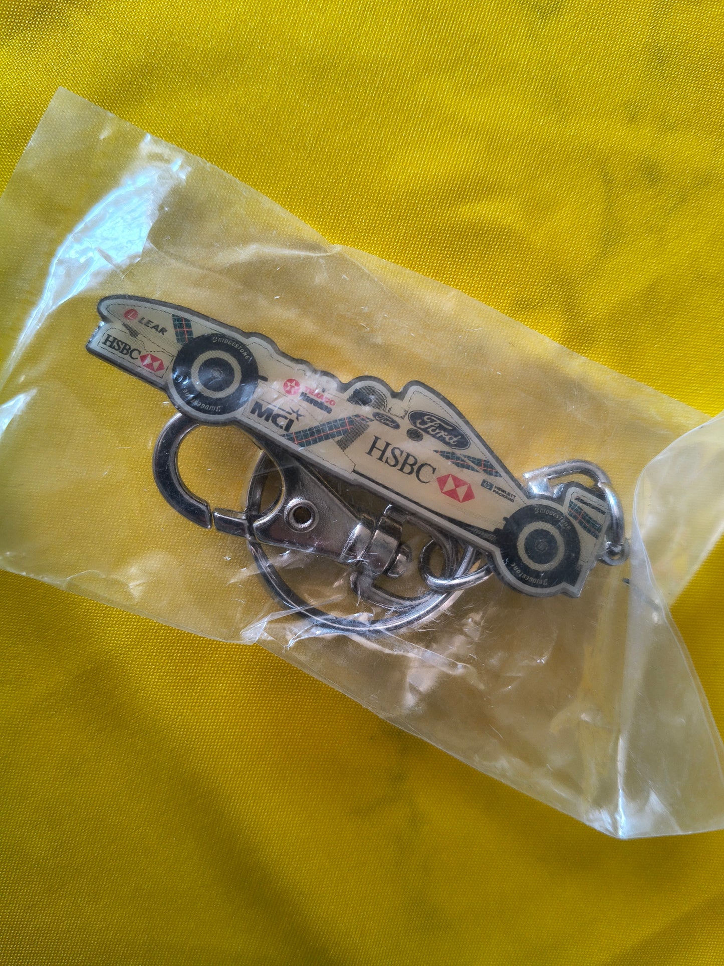 Original 1998 F1 car keyring grand Prix vintage F1 various