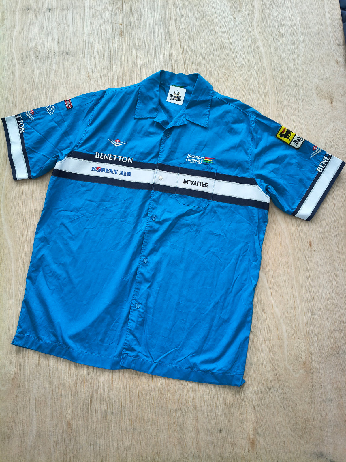 2000 Benetton Formula team issue shirt B200 vintage F1
