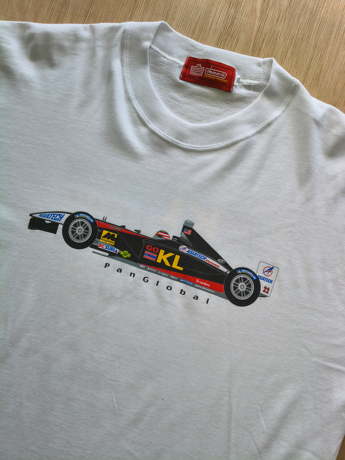2002 KL Minardi Asiatech PS02 Alex Yoong t-shirt official vintage F1