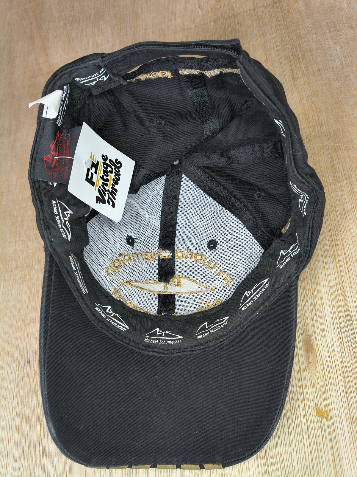 Official Michael Schumacher 6 times world champion cap hat vintage F1