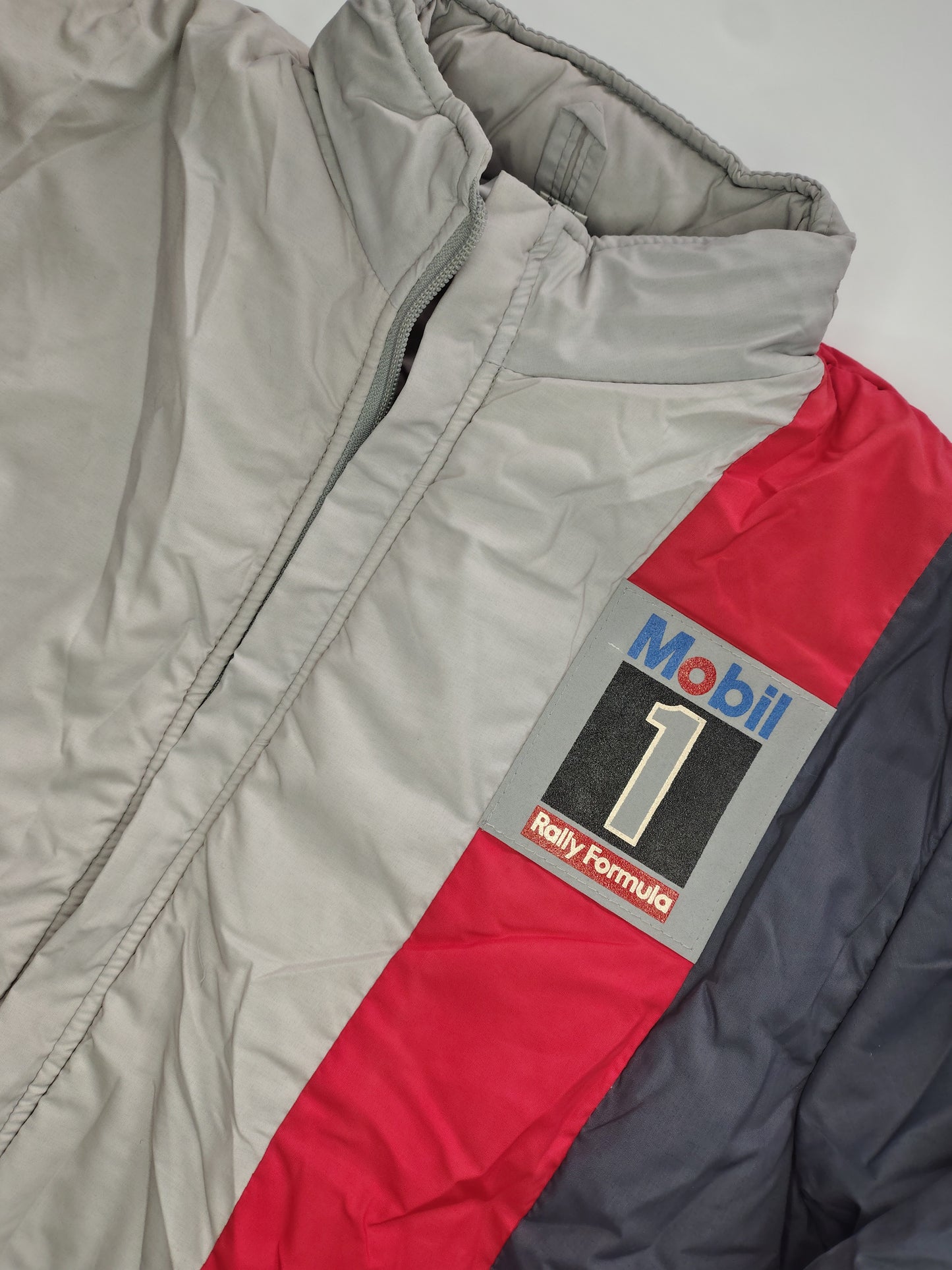 1980s Mobil 1 rally formula promotional jacket vintage