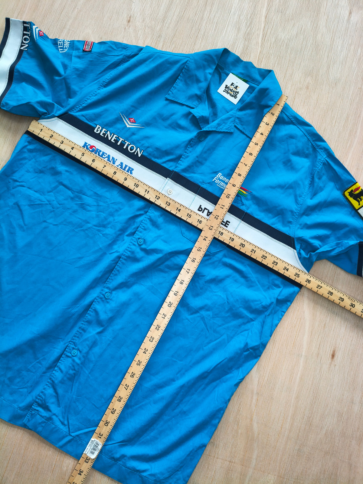 2000 Benetton Formula team issue shirt B200 vintage F1