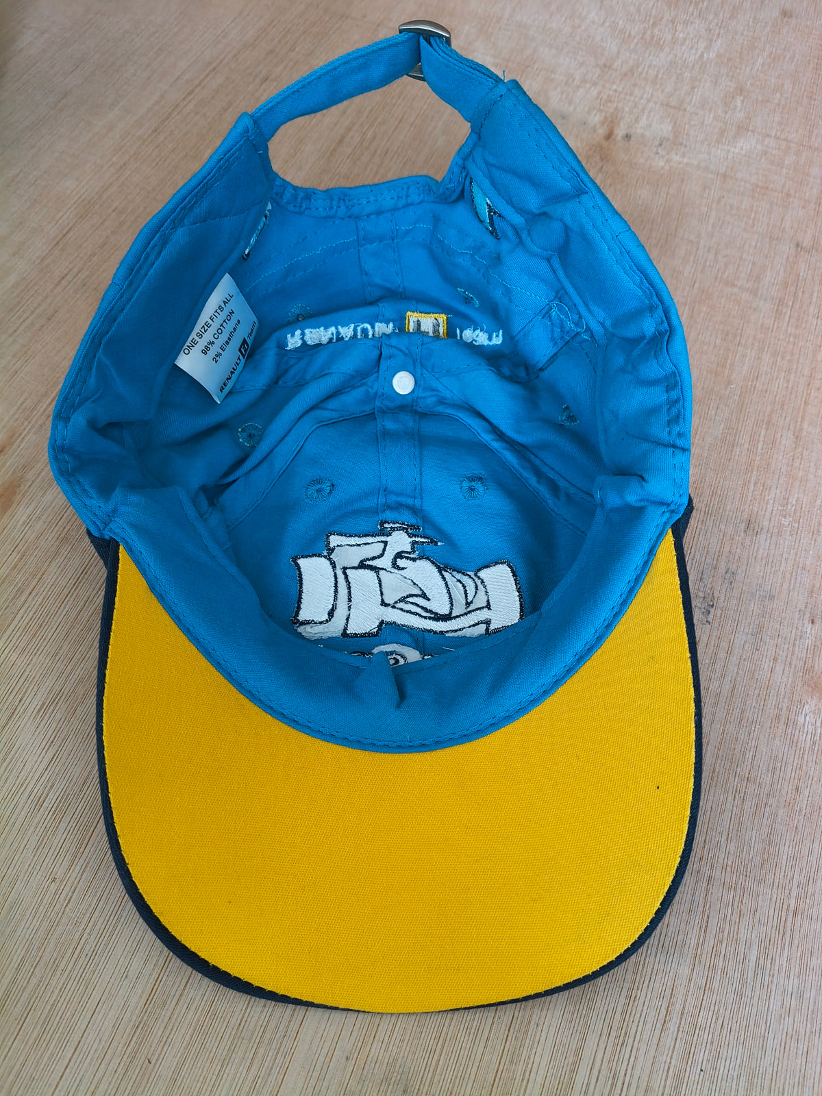 2005 Renault F1 team cap hat Fernando Alonso Giancarlo Fisichella R25 vintage F1