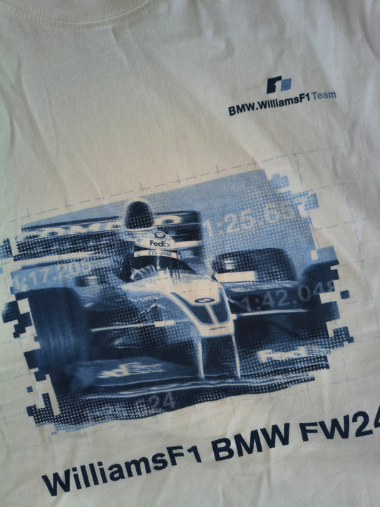 2002 BMW Williams FW24 t-shirt official Juan Pablo Montoya Ralf Schumacher era