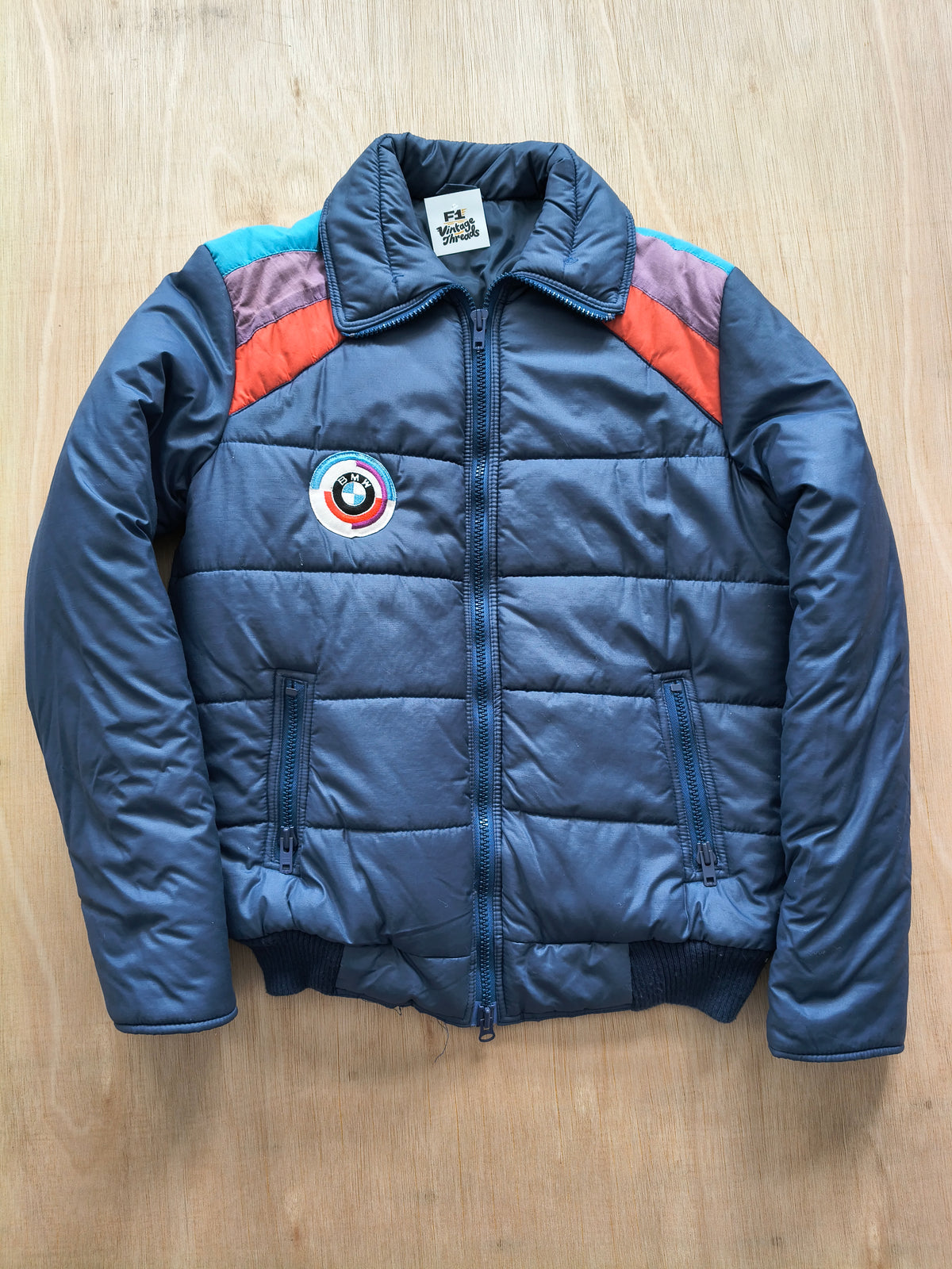 1980s BMW padded jacket rally touring cars DTM procar M1 M3 vintage