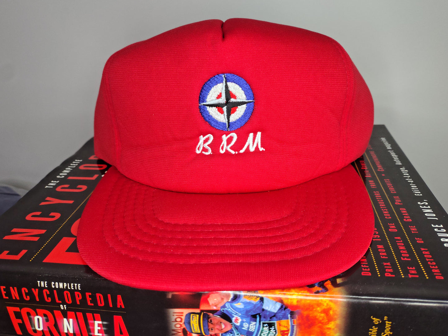 1970s vintage BRM British racing motors team cap F1 grand Prix Graham Hill rare