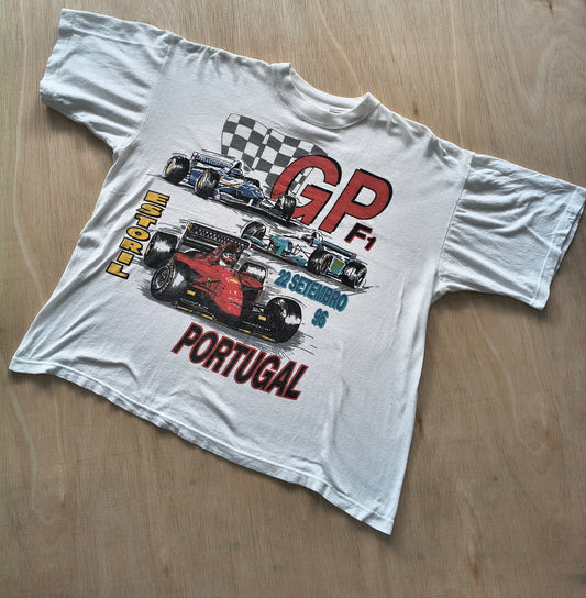 1996 Portuguese Grand Prix t-shirt Estoril XXV Grande Prémio de Portugal vintage F1