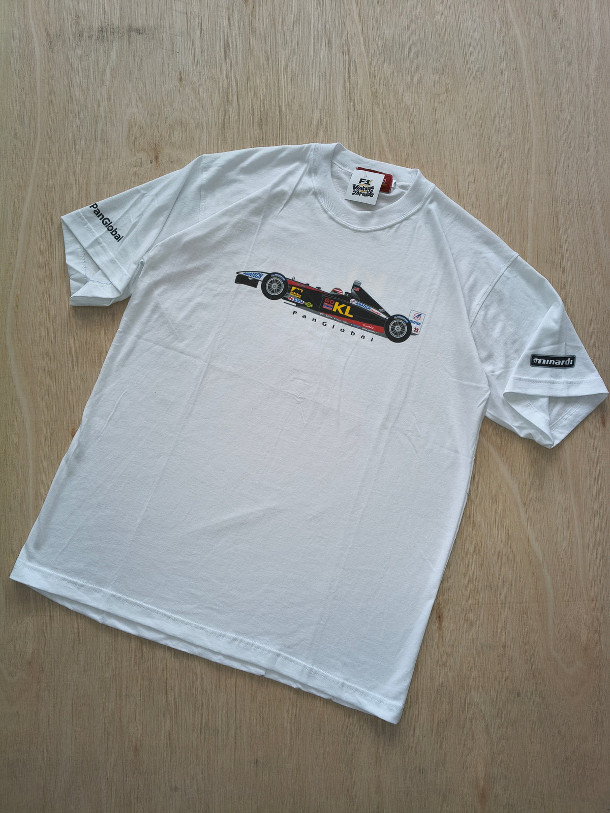 2002 KL Minardi Asiatech PS02 official team t-shirt Asiatech Mark Webber era vintage F1