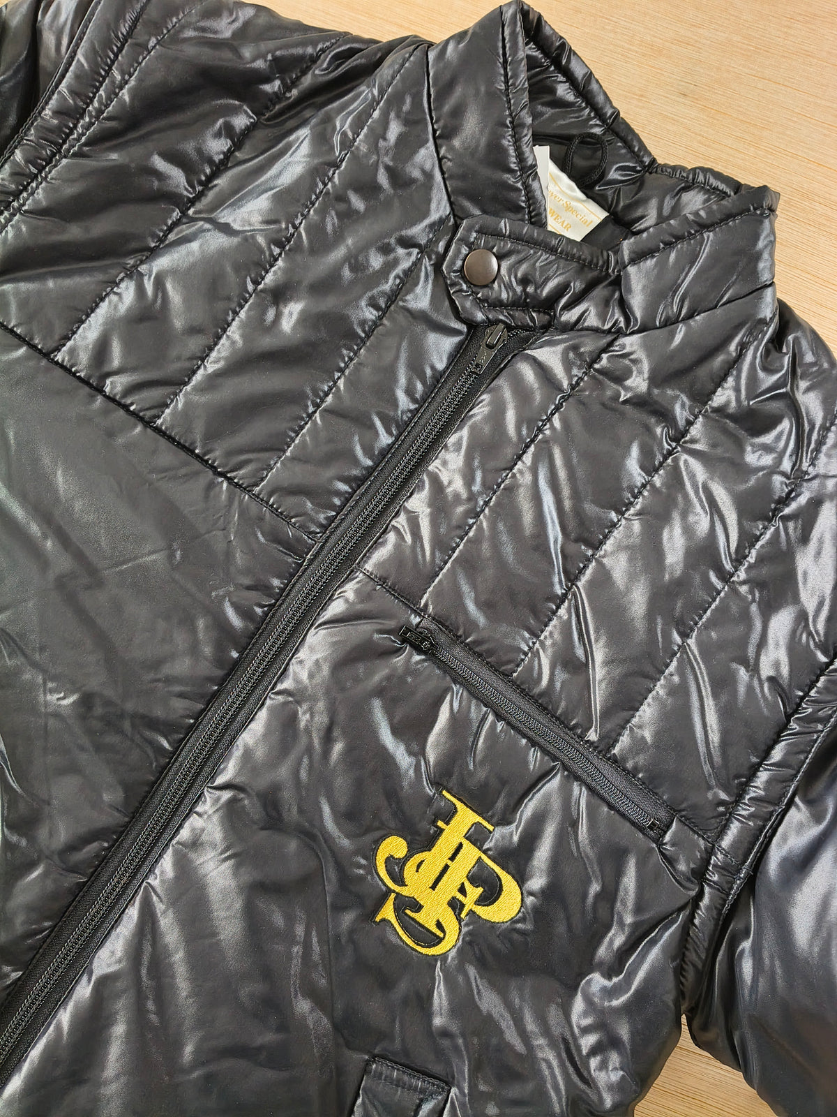 Vintage John Player Special JPS padded jacket gilet Lotus era vintage F1