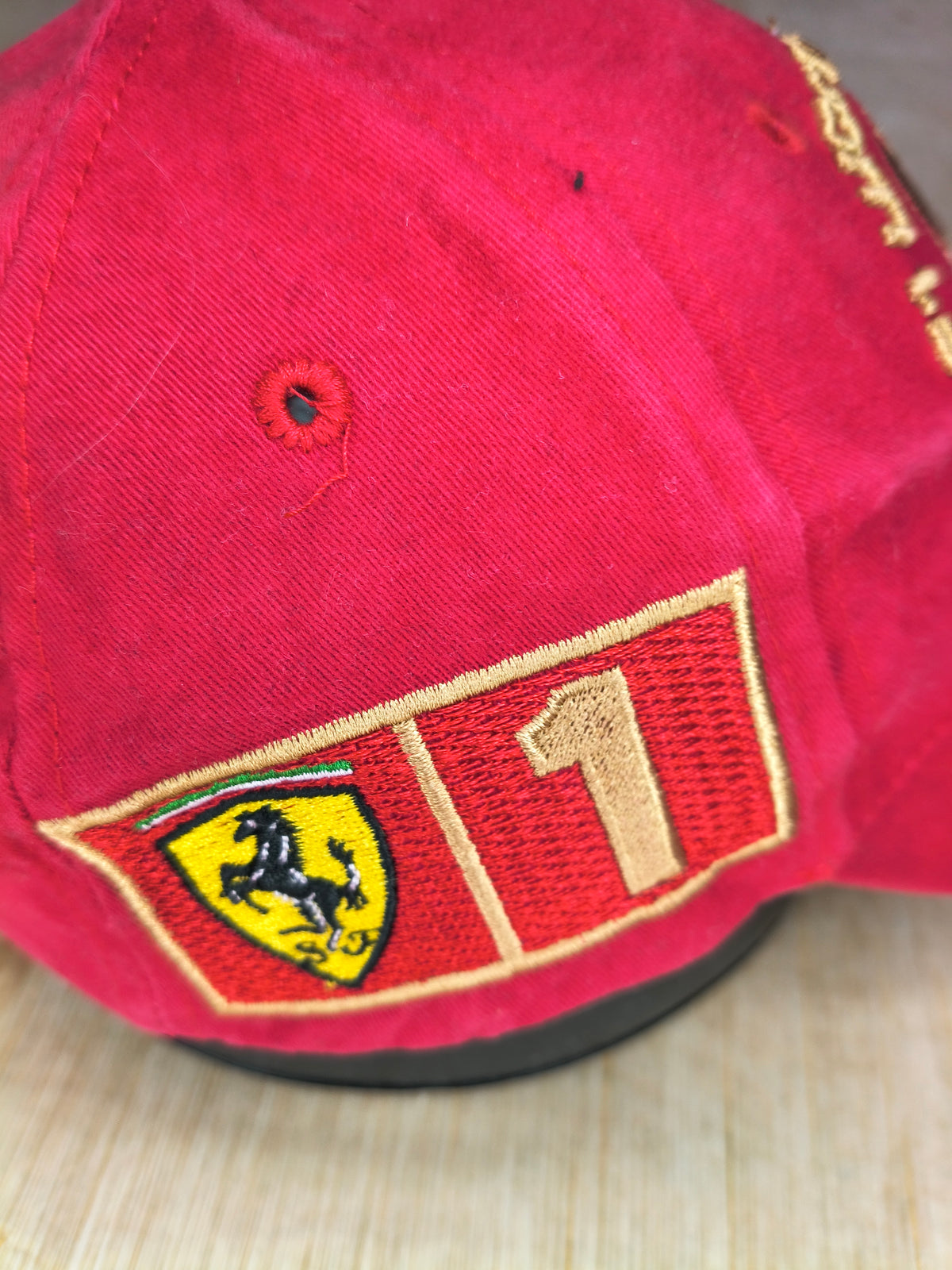 Official Michael Schumacher 6 times world champion cap hat vintage F1
