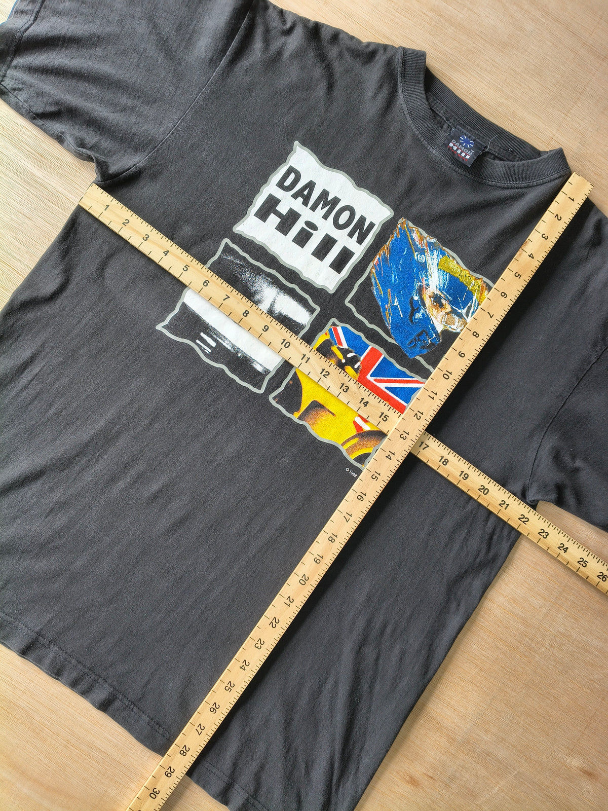 1998 Damon Hill t-shirt official vintage F1